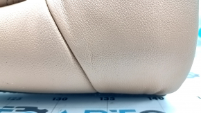 Rear seat backrest, 2nd row, right, BMW X5 G05 19-22, for 2 rows, brown leather COGNAC, heated, dents, scratches