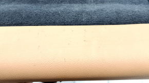 Rear seat backrest, 2nd row, right, BMW X5 G05 19-22, for 2 rows, brown leather COGNAC, heated, dents, scratches