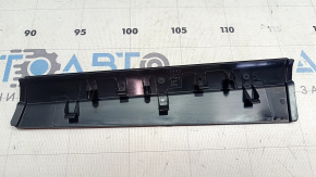 Upper center console lower monitor trim for Audi E-Tron 19-23, glossy black, scratches