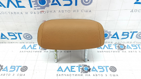 Rear center headrest, 2nd row, BMW X5 G05 19-23, brown leather, COGNAC, scratches