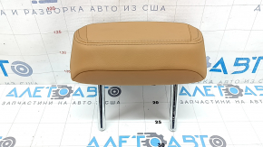 Rear center headrest, 2nd row, BMW X5 G05 19-23, brown leather, COGNAC, scratches