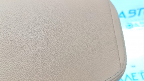 Rear center headrest, 2nd row, BMW X5 G05 19-23, brown leather, COGNAC, scratches