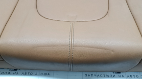 Rear seat cushion, 2nd row, BMW X5 G05 19-22, for 2 rows, brown leather COGNAC, heated, dents, scratches, needs cleaning