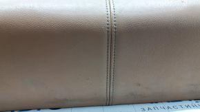 Rear seat cushion, 2nd row, BMW X5 G05 19-22, for 2 rows, brown leather COGNAC, heated, dents, scratches, needs cleaning