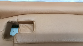 Rear seat cushion, 2nd row, BMW X5 G05 19-22, for 2 rows, brown leather COGNAC, heated, dents, scratches, needs cleaning