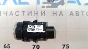 Audi E-Tron 21-23 black start/stop button with chrome trim