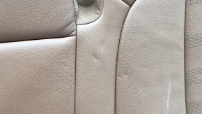Rear seat cushion, 2nd row, BMW X5 G05 19-22, for 2 rows, brown leather COGNAC, heated, dents, scratches, needs cleaning