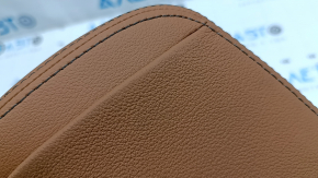 Rear left headrest, 2nd row, BMW X5 G05 19-23, brown leather, COGNAC, scratched