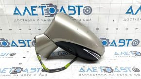 Left side mirror assembly for Lexus ES300h ES350 13-15 14-pin, BSM, turn signal, gold