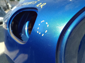 Quarter wing rear right Porsche Macan 15-24 on the body, blue, pokes