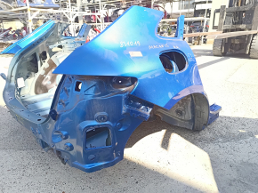 Quarter wing rear right Porsche Macan 15-24 on the body, blue, pokes