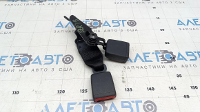 Rear left seat belt latches for Audi E-Tron 19-23, black, scratched