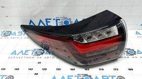 Nissan Murano z52 19-24 restyling, left outer fender light, scratches, air leak along the edge