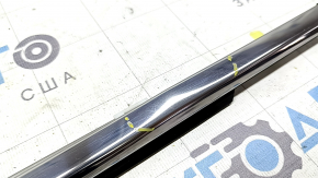 Molding door-glass center rear left Lexus ES300h ES350 13-18 chrome dented