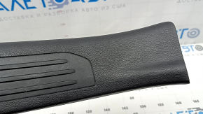 Nissan Murano z52 17-24 black inner rear right door sill trim, 3 stripes, scratches, broken fasteners