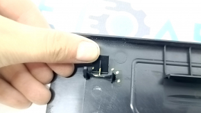 Nissan Murano z52 17-24 black inner front left door sill trim, 3 stripes, scratches, broken fasteners