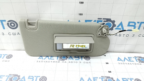 Right visor for Nissan Murano z52 19-24, gray, without hook, burnt