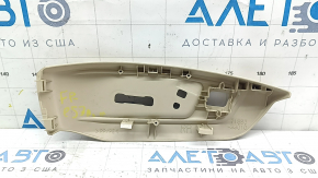 Right upper passenger seat side trim for Lexus ES300h ES350 13-18 beige, under control, worn
