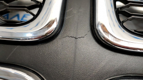 Dodge Journey 11-20 chrome grille without emblem, cracked