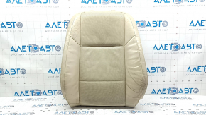 Driver's seat back upholstery for Lexus ES300h ES350 13-18 beige leather, heated and ventilated, cracked leather