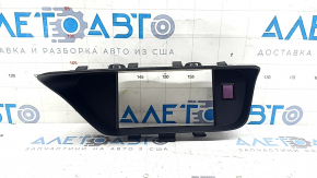Black front panel trim for the Lexus ES300h ES350 13-18 monitor