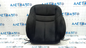 Nissan Murano z52 15-24 driver's seat back upholstery, black velour fabric, dents, needs cleaning
