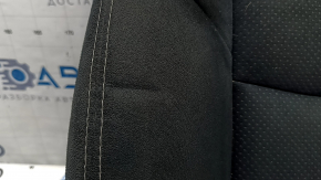 Nissan Murano z52 15-24 driver's seat back upholstery, black velour fabric, dents, needs cleaning
