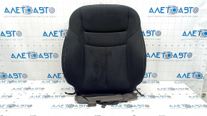 Nissan Murano z52 15-24 passenger seat back trim, black velour fabric, dents, scratches, needs cleaning