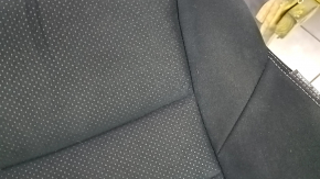 Nissan Murano z52 15-24 driver's seat back upholstery, black velour fabric, dents, needs cleaning