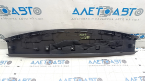 Upper tailgate trim for Audi E-Tron 19-23, black, Quattro