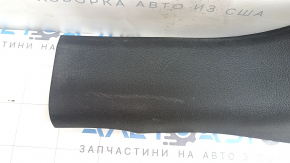 Inner left door sill trim for Audi E-Tron 19-23, black, worn