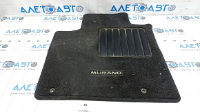 Front left interior mat for Nissan Murano z52 19-24, black cloth, for cleaning