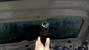 The trunk door is bare with glass from a Nissan Rogue, 14-20 tinted, graphite KAD, the wiring is cut, it is burnt out.