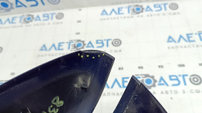Right side mirror cover for Nissan Murano z52 15-24, blue, scratches, broken part, broken mount, worn, bump