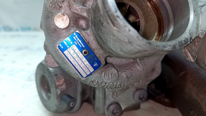 Turbocharger assembly with manifold, right, Porsche Macan 15-18 3.0T 90kW