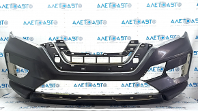 Nissan Rogue 17-20 front bumper, graphite, cracked