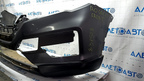 Nissan Rogue 17-20 front bumper, graphite, cracked