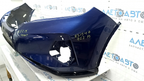 Bare front bumper Nissan Murano z52 19-24 blue, scratches, dents, sand