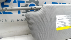 Right visor for Audi E-Tron 19-23, gray, with backlight, without hook, dry-cleanable