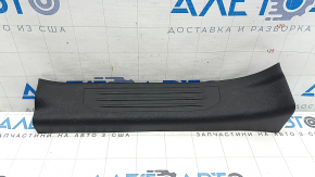 Nissan Murano z52 17-24 black inner rear right door sill trim, 3 stripes, worn
