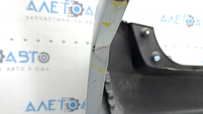 Rear bumper bare Toyota Prius V 12-17 without lip, blue, dented, broken fasteners, scratches