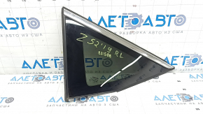 Rear left window, blind glass, Nissan Murano z52 15-24, chrome, scratches on chrome