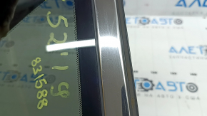 Rear left window, blind glass, Nissan Murano z52 15-24, chrome, scratches on chrome
