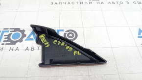 Door mirror plug, inner front left, Audi E-Tron 19-23, black, scratches