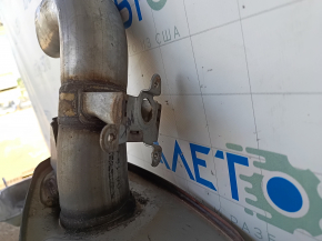 Exhaust pipe with barrel BMW X5 G05 19-23 3.0T with valve, pressed