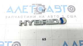 Hybrid front right fender emblem for Toyota Prius V 12-17, broken mount