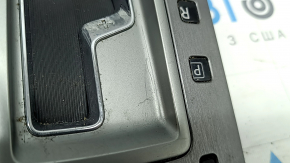 Center console trim with cup holders for Nissan Murano z52 19-21 rest gray, for AUX and USB, without heated seats and for the start-stop button, scratches