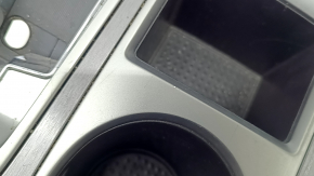 Center console trim with cup holders for Nissan Murano z52 19-21 rest gray, for AUX and USB, without heated seats and for the start-stop button, scratches