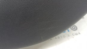 Nissan Murano z52 20-24 black rear right door panel with black leather insert, black leather armrest, glossy gray molding, with handle, scratches