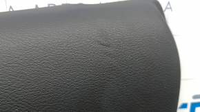 Nissan Murano z52 20-24 black rear right door panel with black leather insert, black leather armrest, glossy gray molding, with handle, scratches